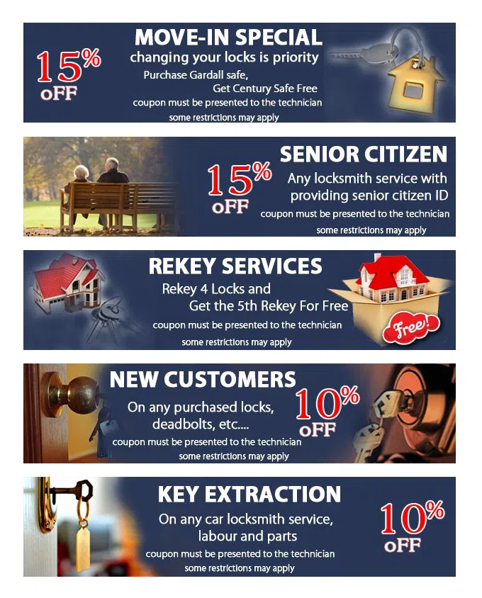 Locksmith Master Shop Dayton, OH 937-964-4053 - coupon21-set-five